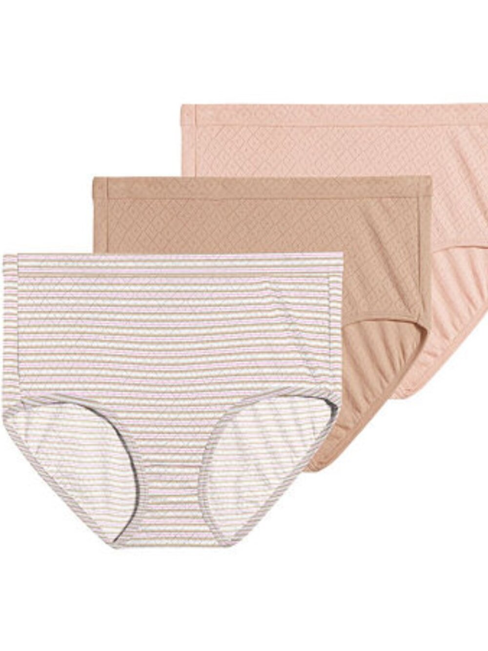 #2428 Women's Jockey® Elance Breathe 3-pack Pointelle Briefs Panty Set 1542,